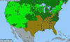 National distribution map