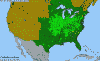 National distribution map