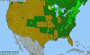 National distribution map