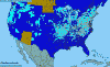National distribution map