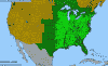 National distribution map