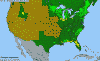 National distribution map