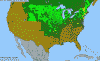 National distribution map