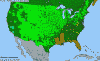 National distribution map