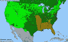 National distribution map