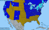 National distribution map
