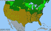 National distribution map