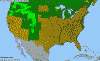 National distribution map