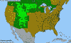 National distribution map