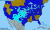 National distribution map