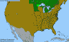 National distribution map