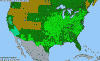 National distribution map
