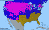 National distribution map
