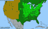 National distribution map