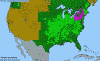 National distribution map