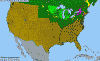 National distribution map