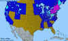 National distribution map