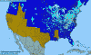National distribution map