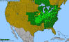 National distribution map