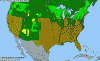 National distribution map