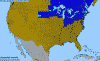 National distribution map