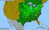 National distribution map