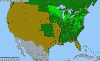 National distribution map