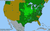 National distribution map