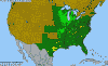 National distribution map