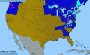 National distribution map