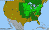National distribution map