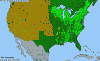 National distribution map