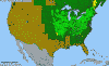 National distribution map