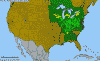 National distribution map