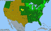 National distribution map