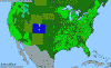 National distribution map