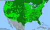 National distribution map