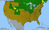 National distribution map