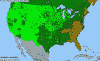 National distribution map
