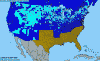 National distribution map