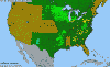 National distribution map