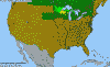 National distribution map