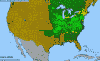National distribution map