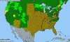 National distribution map