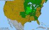 National distribution map