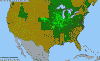 National distribution map