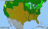 National distribution map