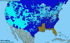 National distribution map