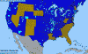 National distribution map