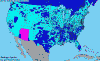 National distribution map